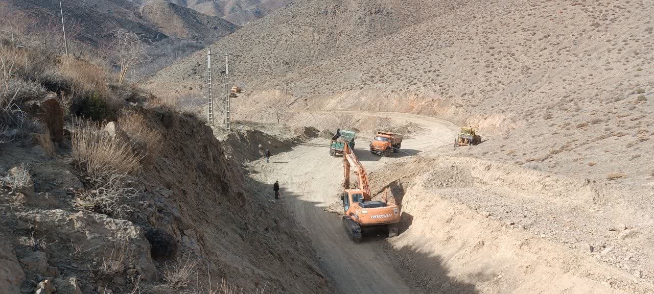 احداث جاده روستایی رابر - سرمشک